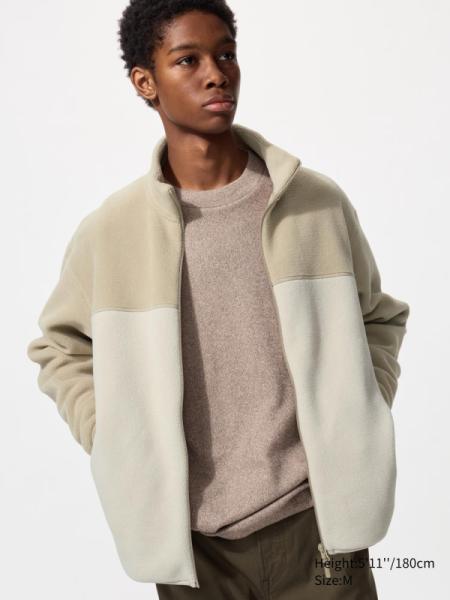 Fleece Full-Zip Jacket Color Block (EN)