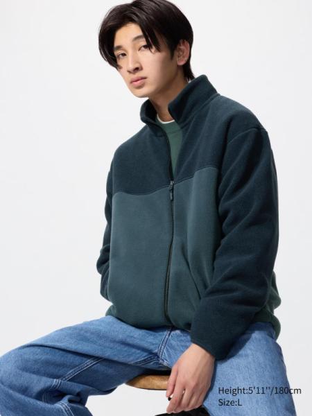 Fleece Full-Zip Jacket Color Block (EN)